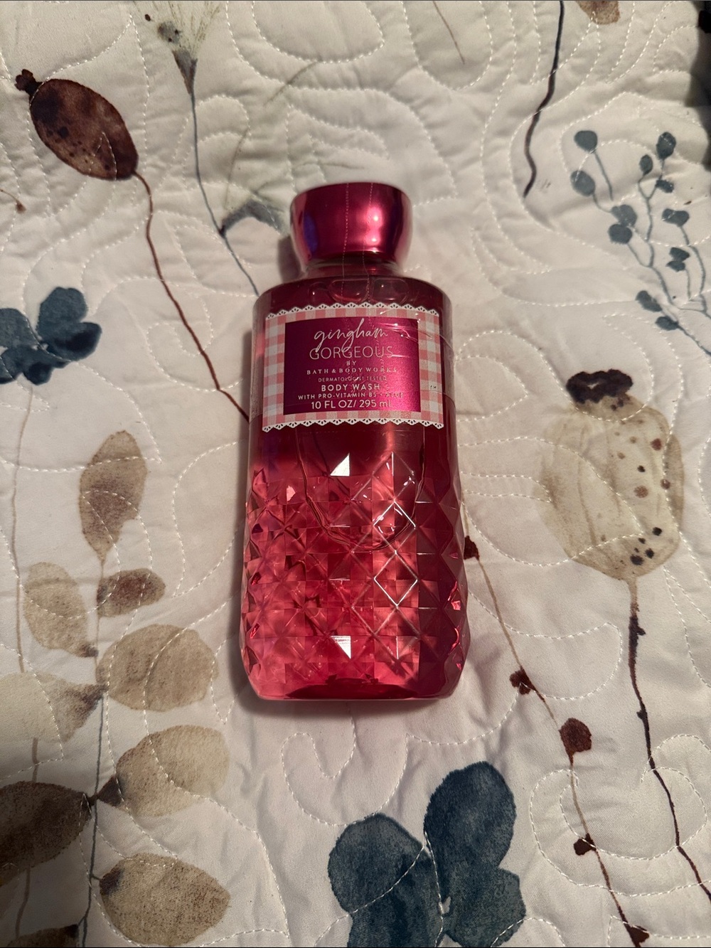 Bath & Body Works Pink Gingham Gorgeous Body Wash